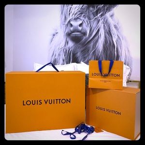 Louis Vuitton: 2 boxes & 2 carriers